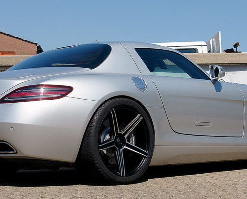 Mercedes Benz SLS - mbDESIGN KV1 Black Matt Polish