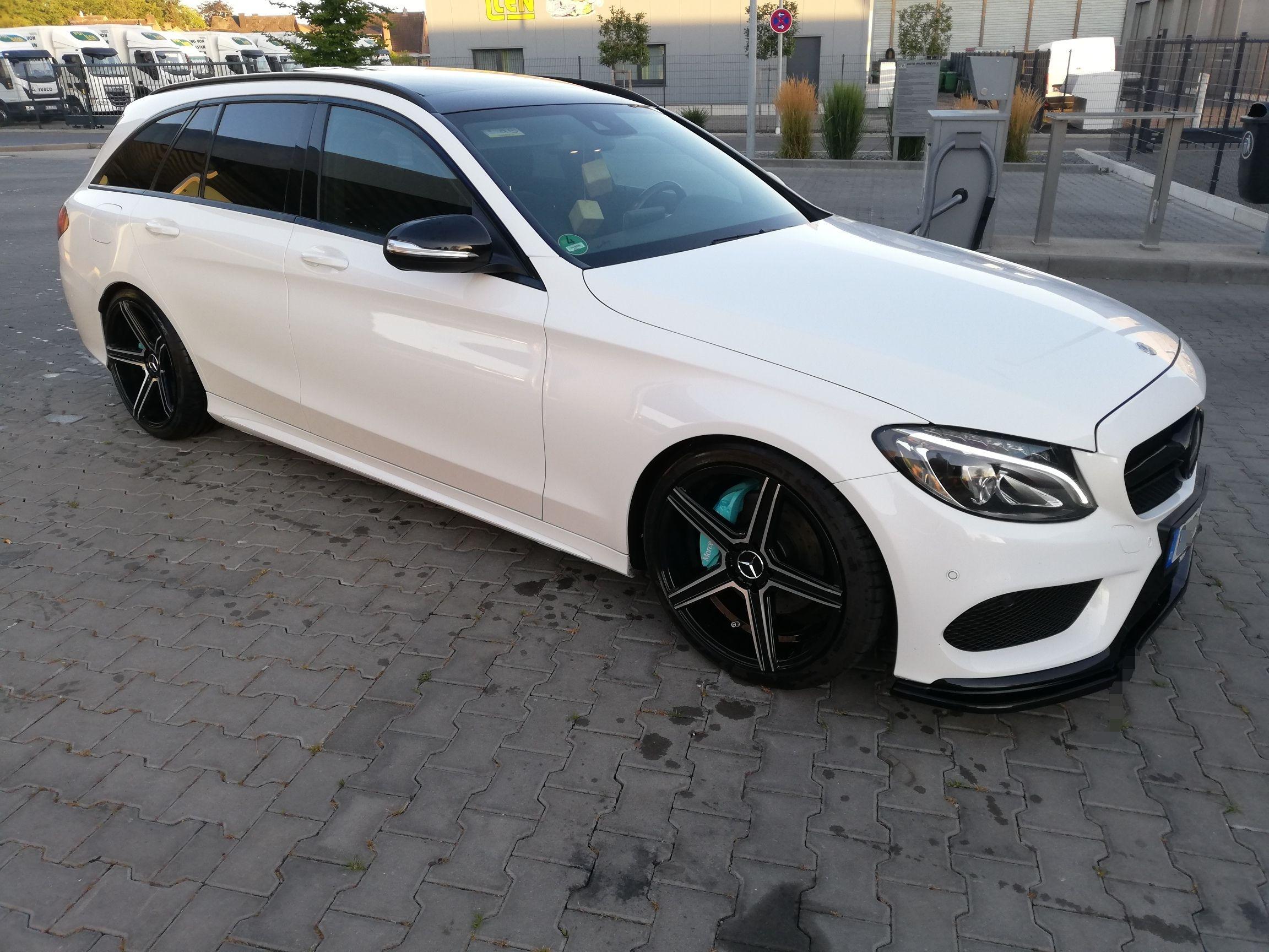 MercedesBenz CKlasse (204) Räder KV1 Schwarz glanz poliert