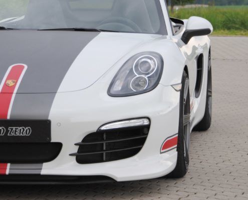 Porsche Boxster 981 mit mbDESIGN KV1 VA: 9x20 Konkav 235/35R20 + HA: 10,5x20 stark Konkav mit 265/35R20 in Grau Matt