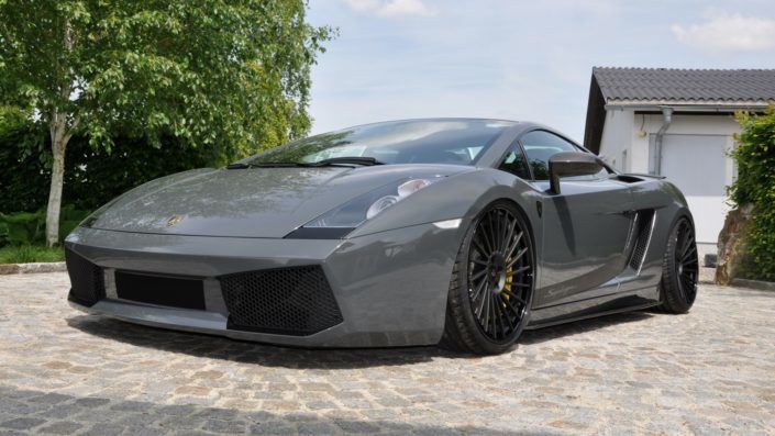 Lamborghini Gallardo Superleggera mbDESIGN VR3.3 (3tlg. geschmiedet) 9×20 + 12×20 stark Konkav Schwarz glänzend + Stern Mattschwarz Lamborghini Gallardo Superleggera mbDESIGN VR3.3 (3tlg. geschmiedet) 9x20 + 12x20 stark Konkav Schwarz glänzend + Stern Mattschwarz