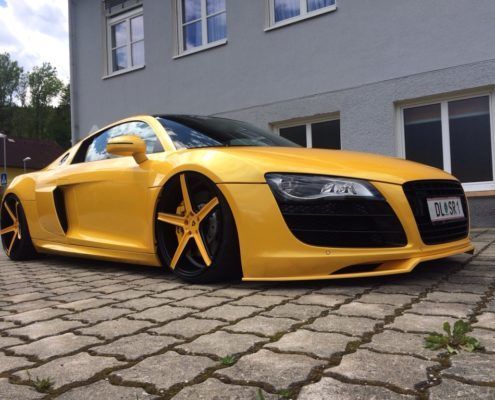 concave wheels KV1 on Audi R8 made by mbDESIGN