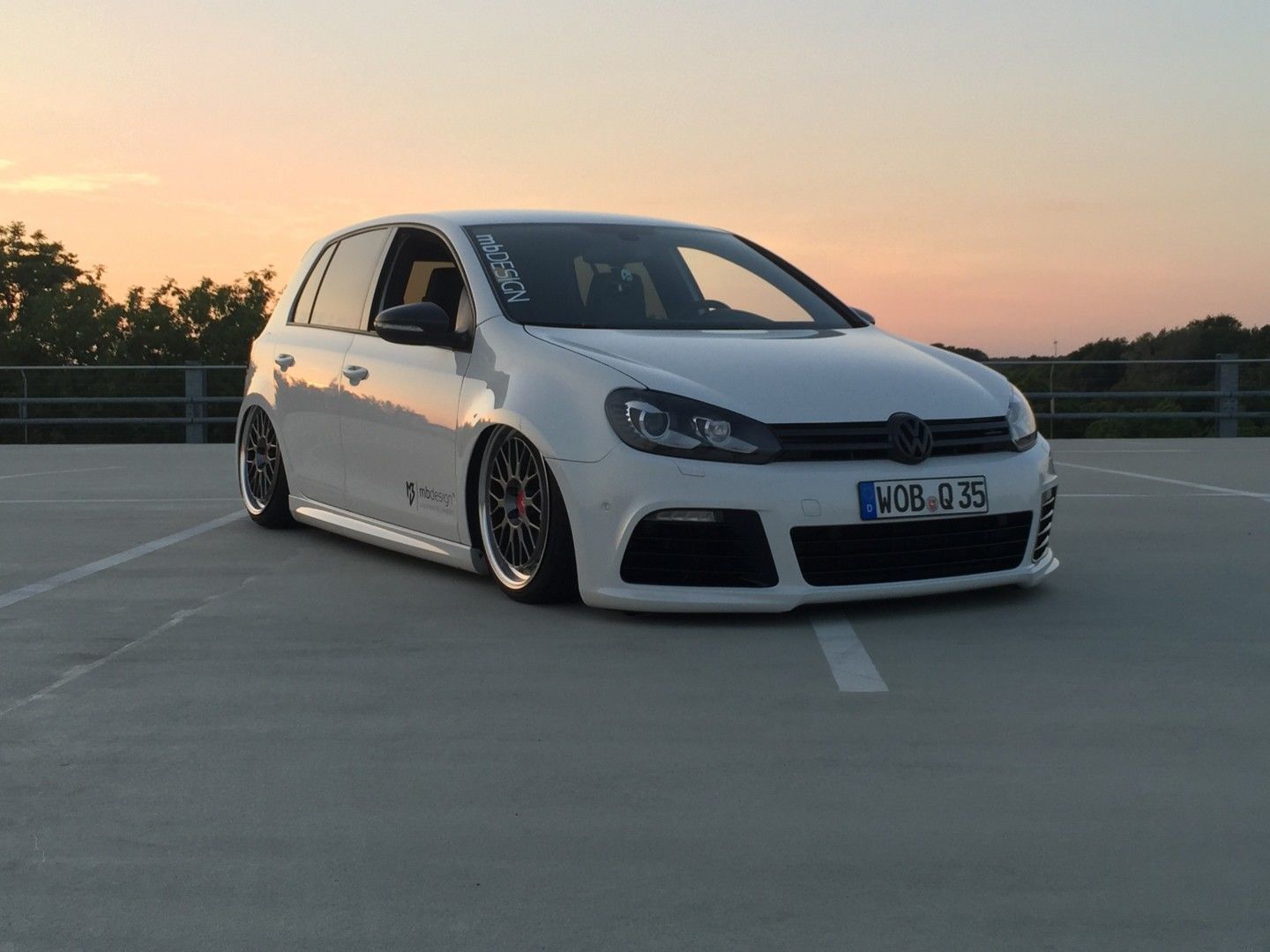 Golf 6 GTI / R mit LV1 19 Felgen von mbDESIGN