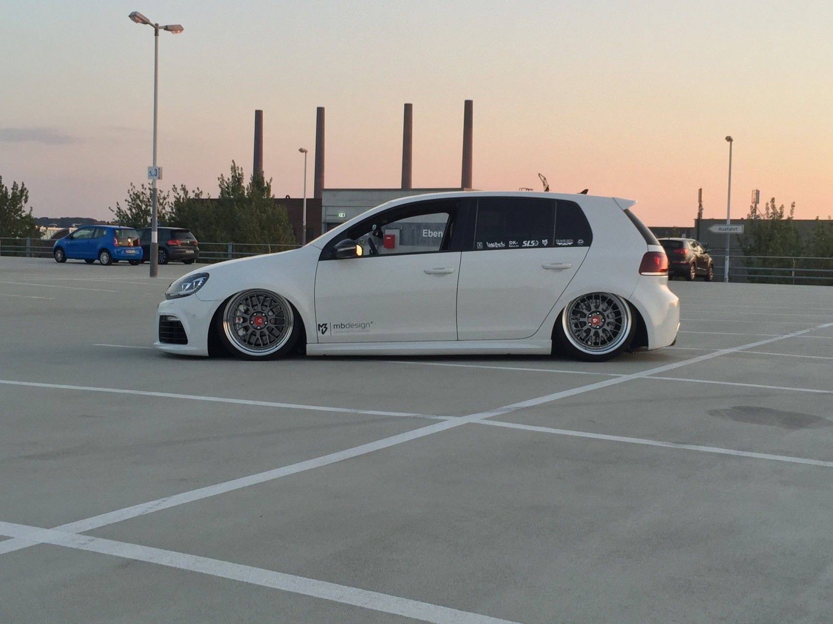 Golf 6 GTI / R mit LV1 19 Felgen von mbDESIGN