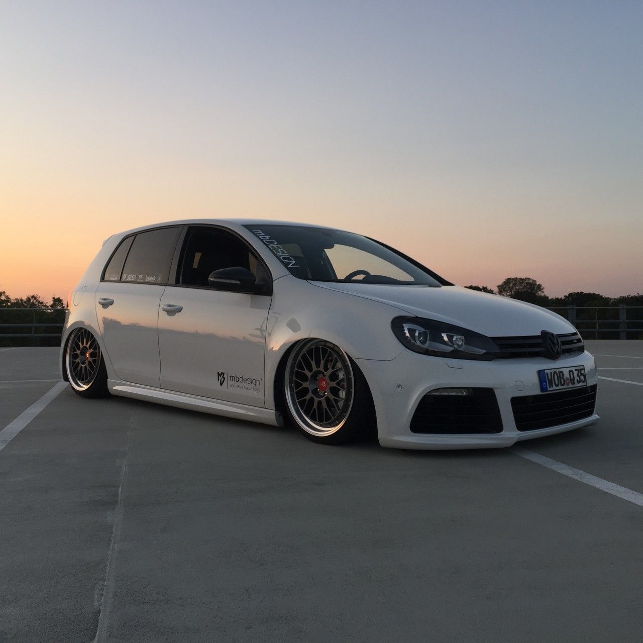 Golf 6 GTI / R mit LV1 19 Felgen von mbDESIGN Golf 6 GTI / R mit LV1 19 Felgen von mbDESIGN