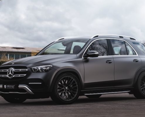 Mercedes GLE 20 Zoll Winterräder KV4 in schwarzmatt
